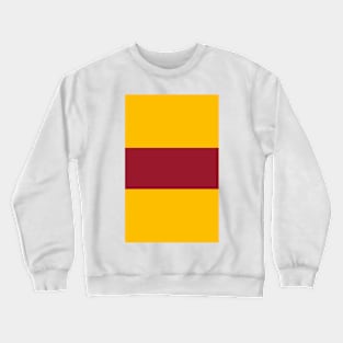 Motherwell Hooped Amber & Claret 1928 Crewneck Sweatshirt